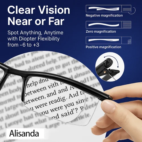 AQA-【ADJUSTABLE FOCUS GLASSES】See Every Moment Clearly With Alisanda!