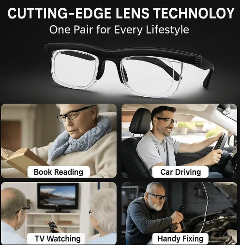 AQA-【ADJUSTABLE FOCUS GLASSES】See Every Moment Clearly With Alisanda!