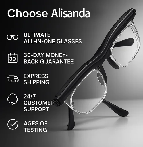 AQA-【ADJUSTABLE FOCUS GLASSES】See Every Moment Clearly With Alisanda!