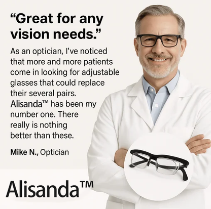 AQA-【ADJUSTABLE FOCUS GLASSES】See Every Moment Clearly With Alisanda!